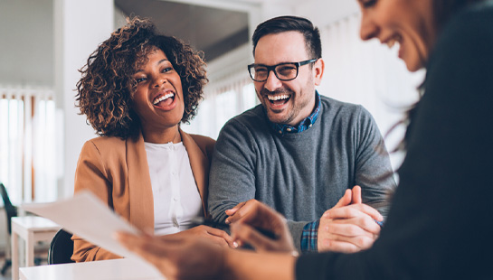 couple meeting with financial planner