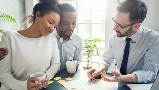 Recent Grads discussing finances