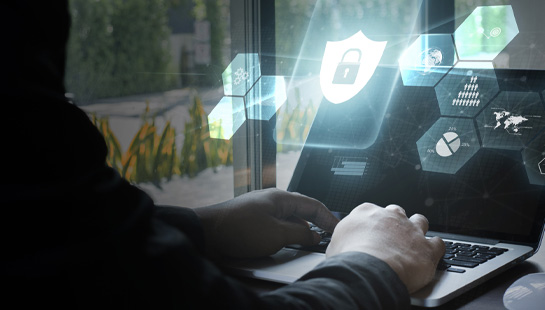 Security computer concept