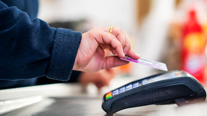 using contactless debit card